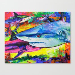 Shark Colors Canvas Print