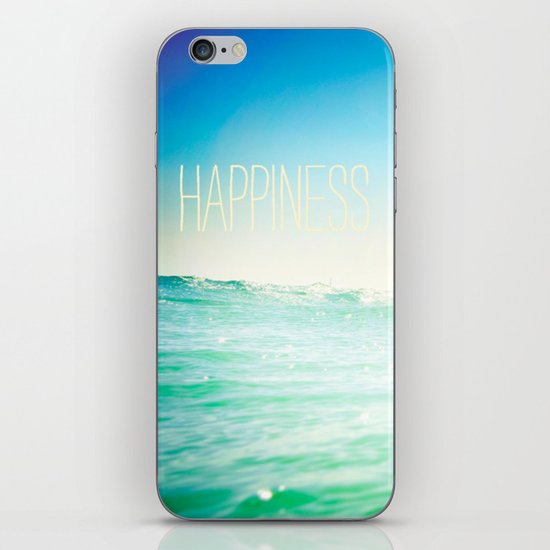 beachy happiness iPhone & iPod Skin
