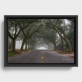 Into The Mist Framed Canvas