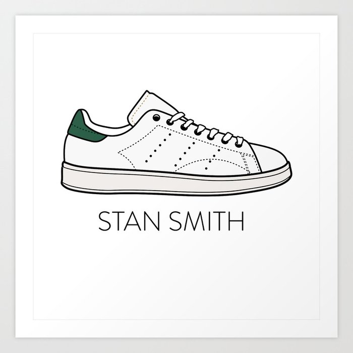 Stan Smith Art Print by hedbrg | Society6