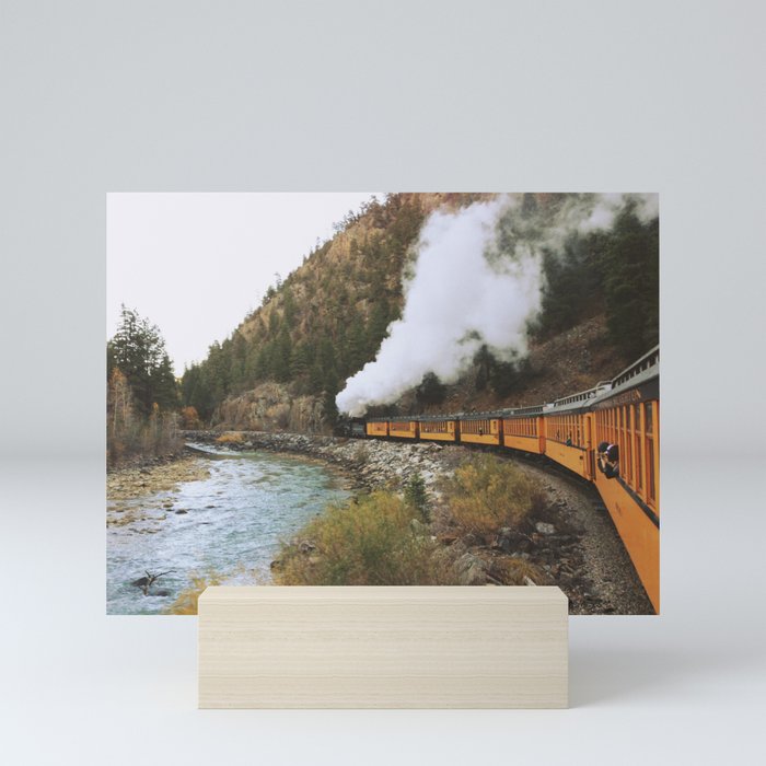 Steam Train Mini Art Print