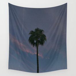 palm tree in california iii, in december Wall Tapestry