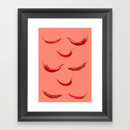 Red Chili Delight Framed Art Print