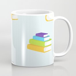 Books Vector Flat Style Pattern Mug