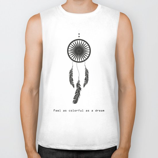 Feel as colorful as a dream - Dreamcatcher Biker Tank