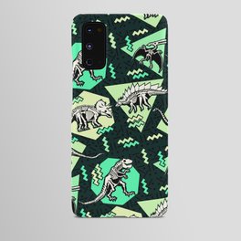 90's Dinosaur Skeleton Neon Pattern Android Case