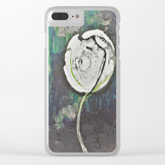 Golden Rose Acrylic Icey Green Mint Chocolate Chip Clear iPhone Case