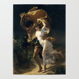 The Storm, 1880 by Pierre Auguste Cot Poster