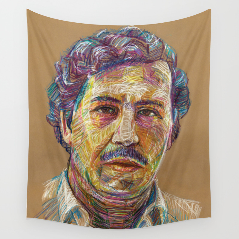 Pablo Escobar Wall Tapestry By Rattatuy Society6