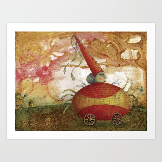 Sunday Walk Art Print