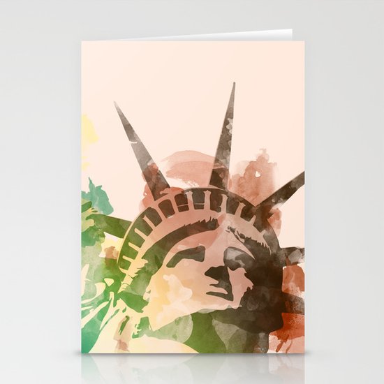 Miss Liberty Stationery Cards