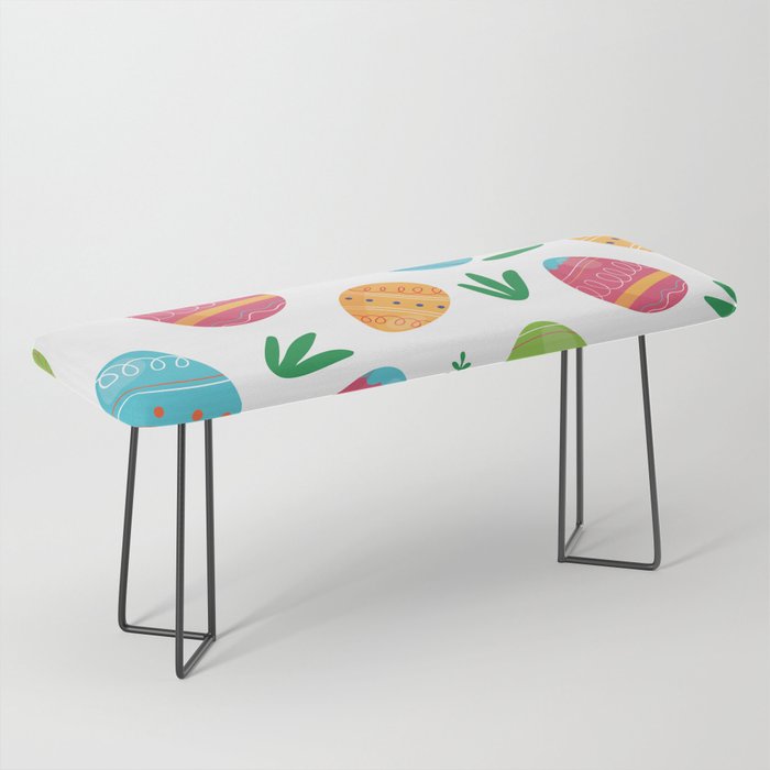Happy Easter  Pattern  Bench