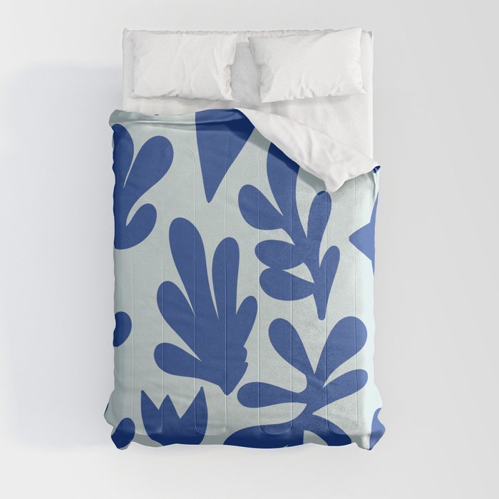 Matisse cutouts blue Comforter