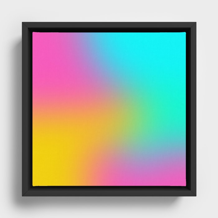 Seamless Geometric Design Pattern Framed Canvas