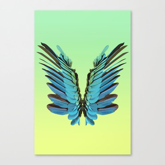Macaw Wings Canvas Print