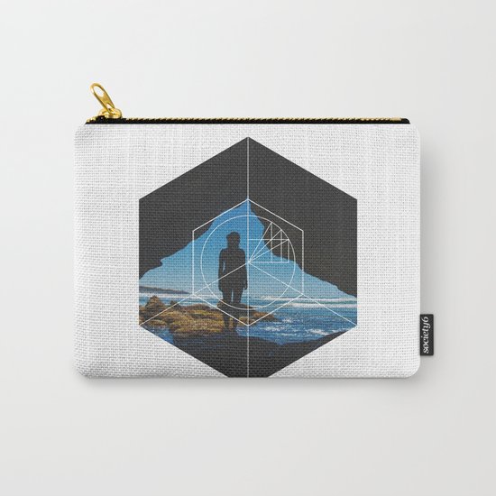 Paradise Cove Girl - Geometric Photography Carry-All Pouch