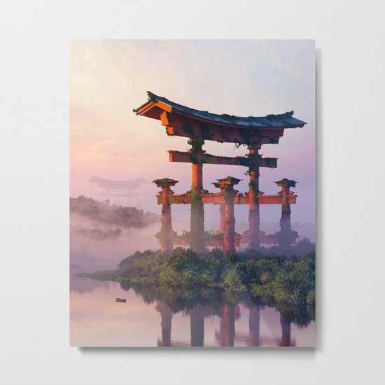 The Giant Torii Metal Print