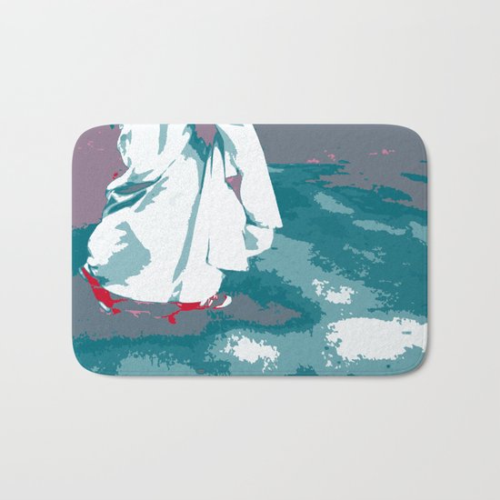 NY#12 Bride in Central Park (Lost Time) Bath Mat