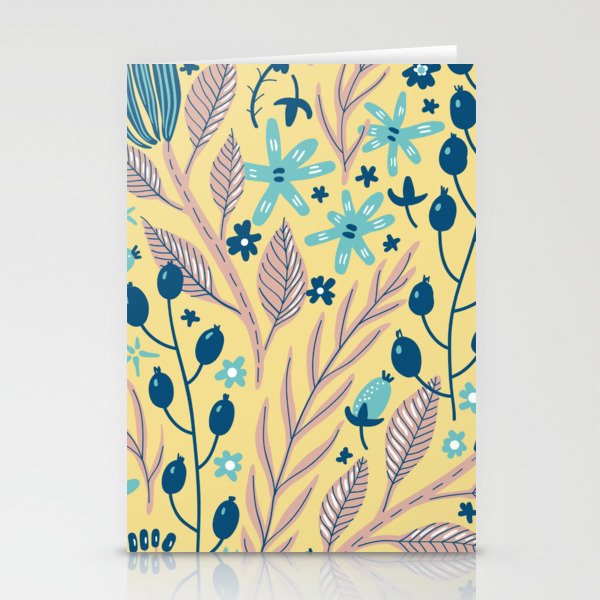 Plants Art Wallpaper Motif Flowers Background Stationery Cards