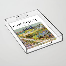Van Gogh - Garden at Arles Acrylic Tray