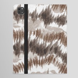 Brown Tie Dye iPad Folio Case
