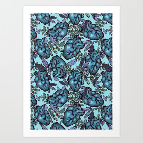 my heart is frozen Art Print