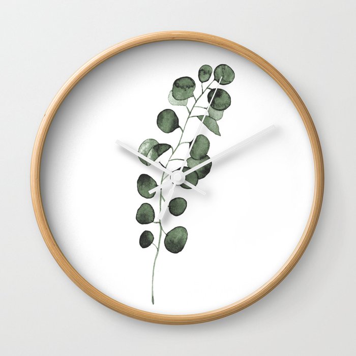 eucalyptus Wall Clock