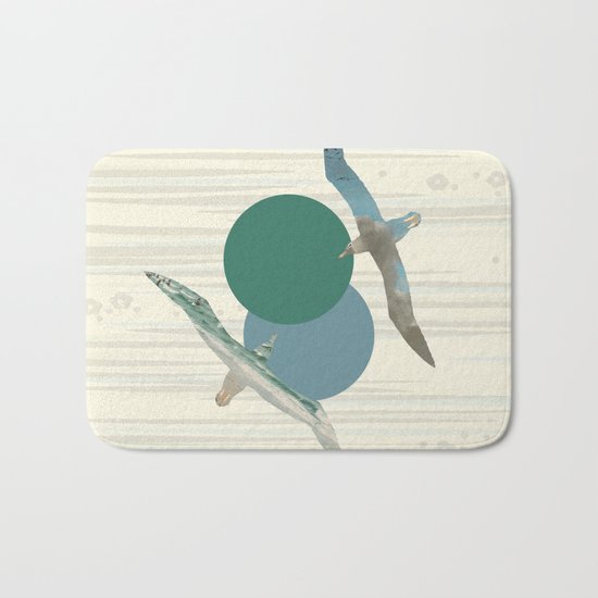 Seagull Polka Bath Mat