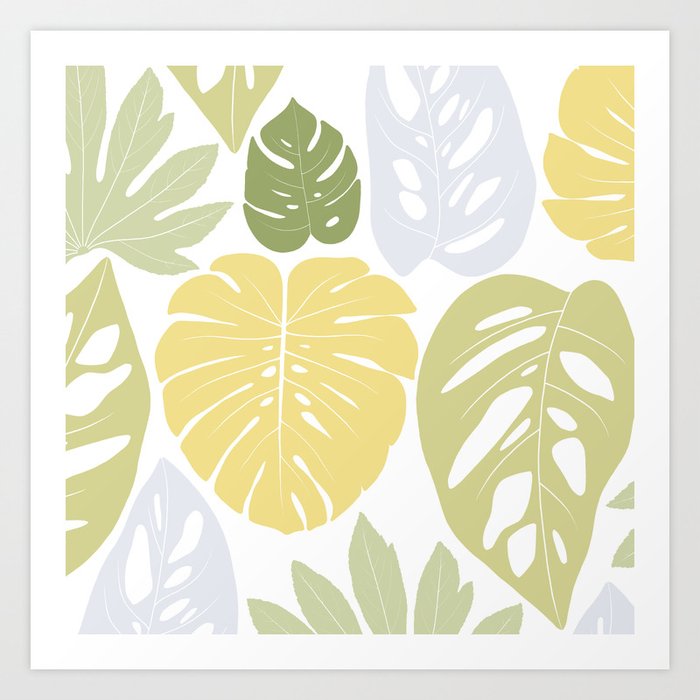 Spring color leaf Art Print