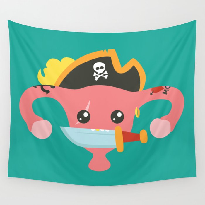 Avast, me hurties Wall Tapestry