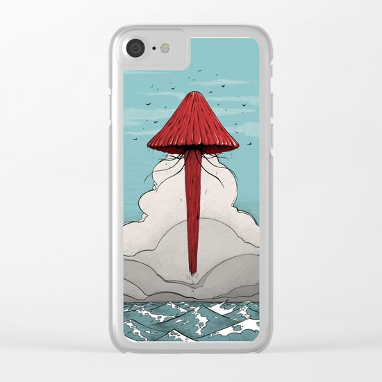 Méduse volante #5 Clear iPhone Case