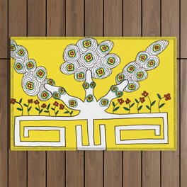 Rooted women Outdoor Rug