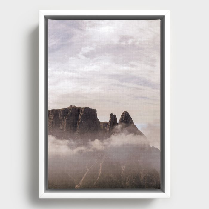 Dolomtes | Nautre and Landscape Photography Framed Canvas