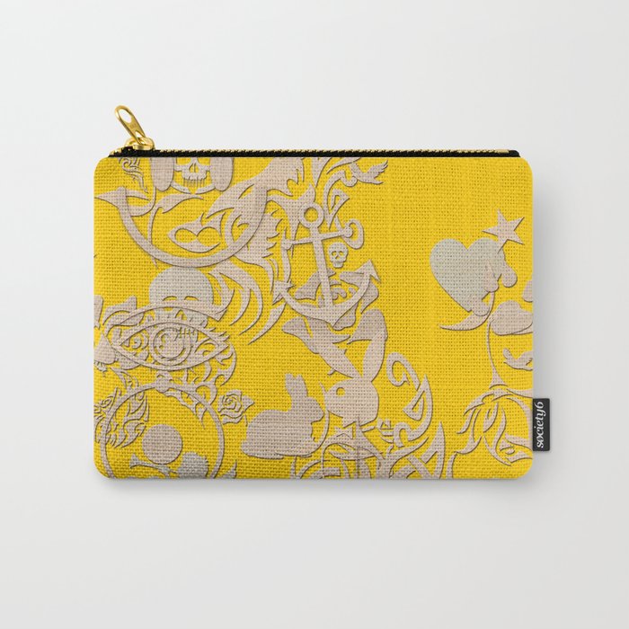 yellow tattoo Carry-All Pouch