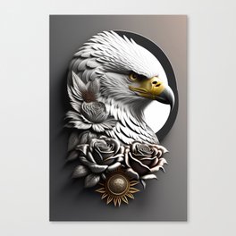 The Might Eagle Canvas Print