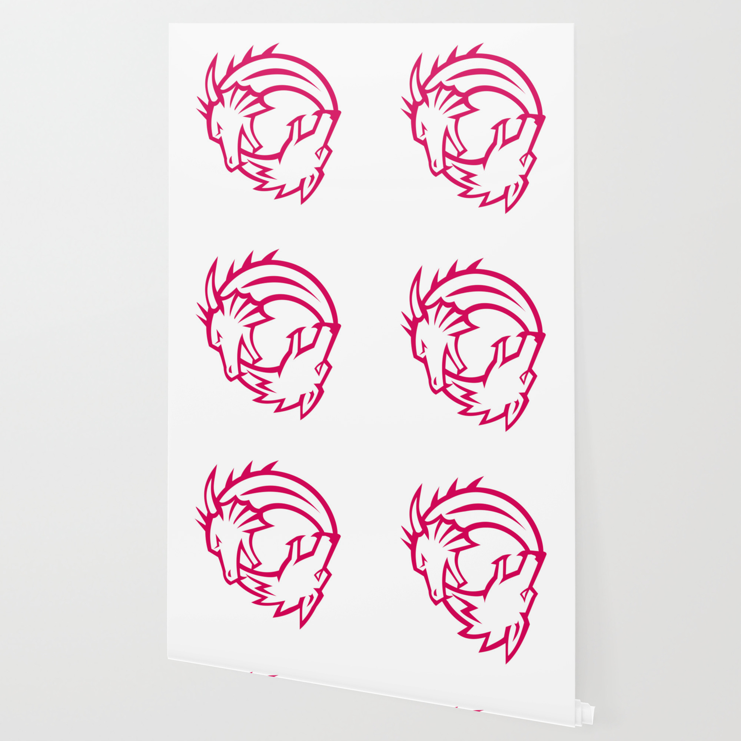 Yin Yang Dragon And Wolf Icon Wallpaper By Patrimonio Society6