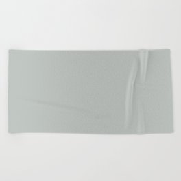 Cloudy Gray Beach Towel