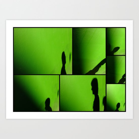 Some Days You Exist Art Print