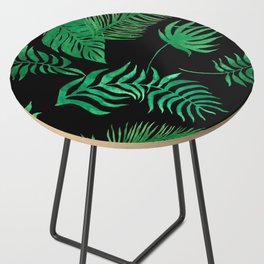 Green Pattern Side Table