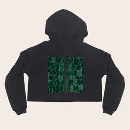 Stratosphere Emerald // Abstract Green Flowing Gradient Gold Foil Cloud Lining Water Color Decor Hoody