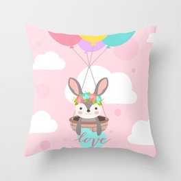 Bunny Throw Pillow