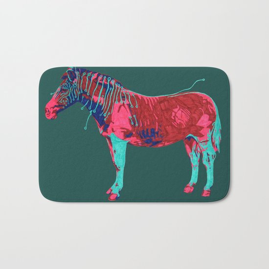 Electric Quagga Bath Mat