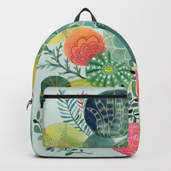Succulent Circles Backpack