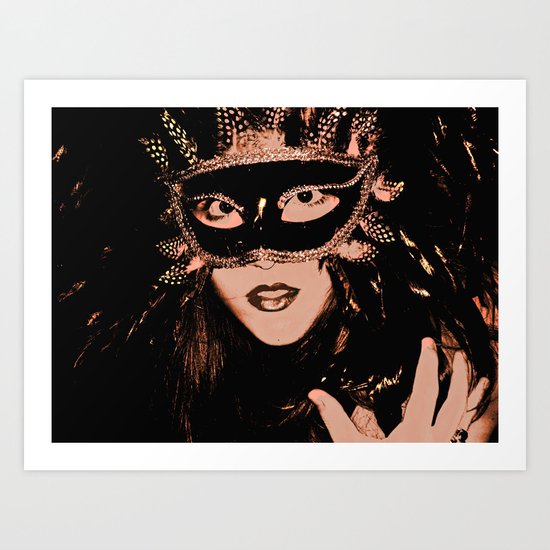 Peacock's eyes Art Print