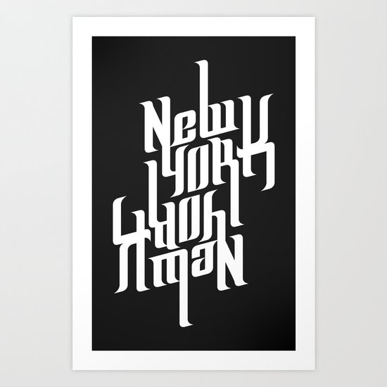 NEW YORK Art Print