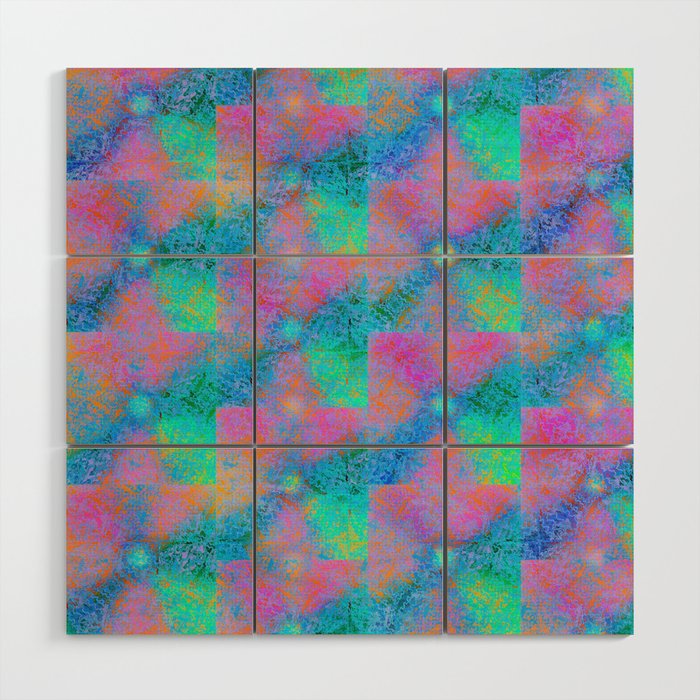 Icy Candy Slices Wood Wall Art