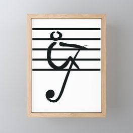 Rowing & Music Key1 Framed Mini Art Print