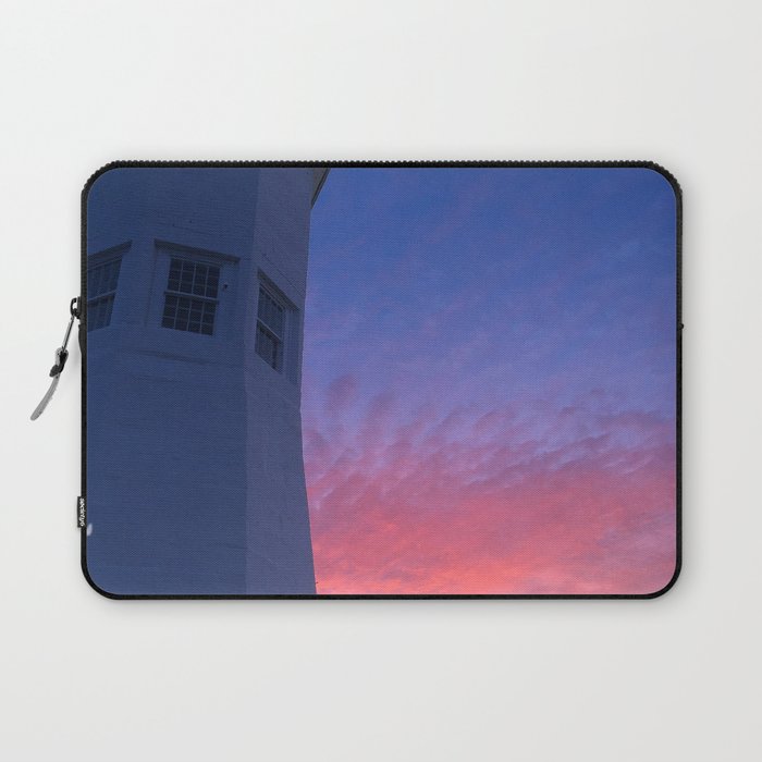 Sunset At Scituate Lighthouse Laptop Sleeve