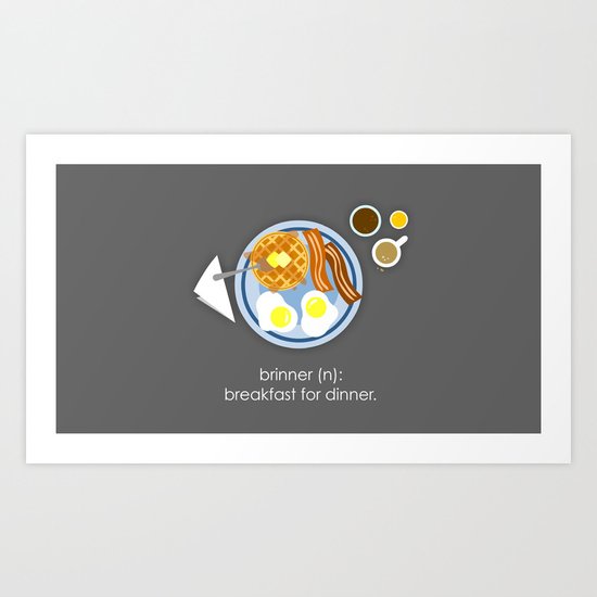 Brinner Art Print