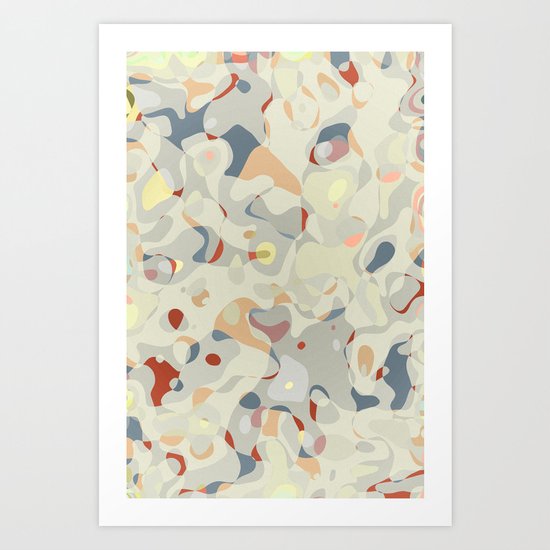 Melting Elusiveness Art Print
